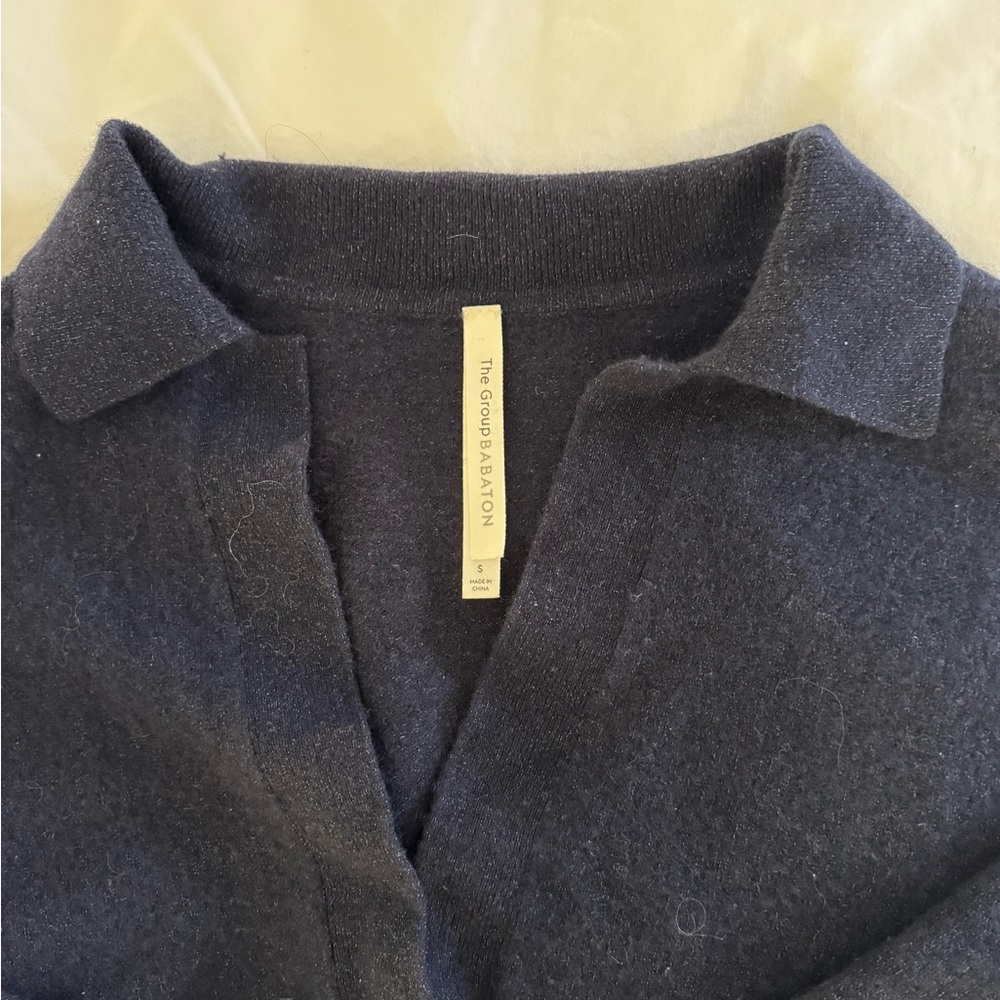 The Group Babaton Navy Sweater